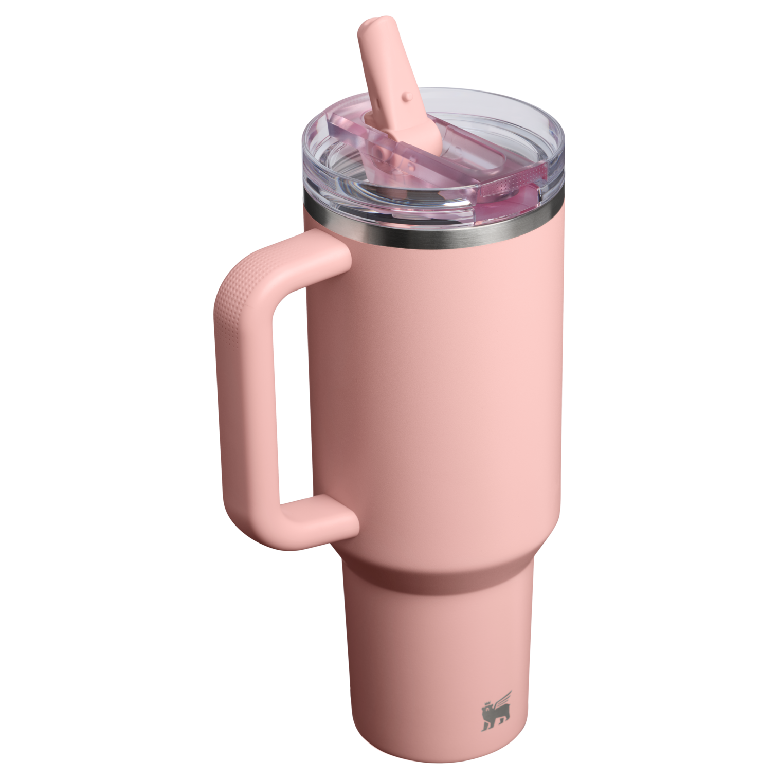 Gourde Stanley Quencher ProTour Flip Straw Tumbler 1,18 L couvercle étanche — Rose pêche (Peach Rose) - vue 2