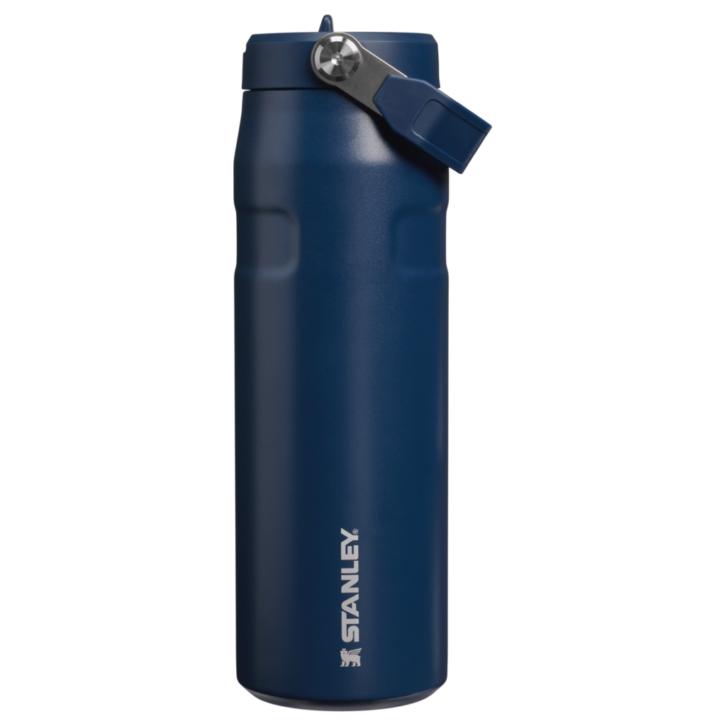 Bouteille isotherme Stanley IceFlow Bottle Flip Straw 2.0 0,71 L format sac — Bleu marine (Dark Navy)