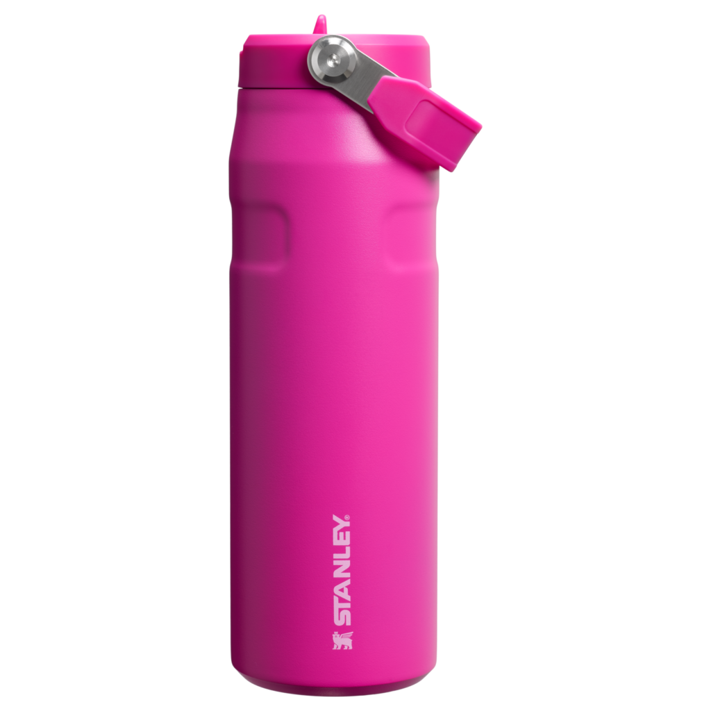 Bouteille isotherme Stanley IceFlow Bottle Flip Straw 2.0 0,71 L format sac — Rose fuchsia (Violet Blossom)