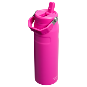 Bouteille isotherme Stanley IceFlow Bottle Flip Straw 2.0 0,71 L format sac — Rose fuchsia (Violet Blossom) - vue 2