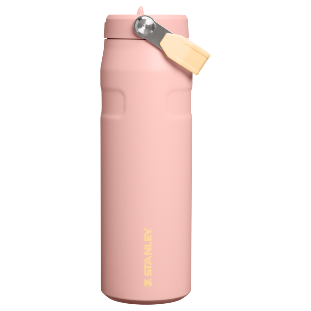 Bouteille isotherme Stanley IceFlow Bottle Flip Straw 2.0 0,71 L format sac — Rose pêche (Peach Rose)