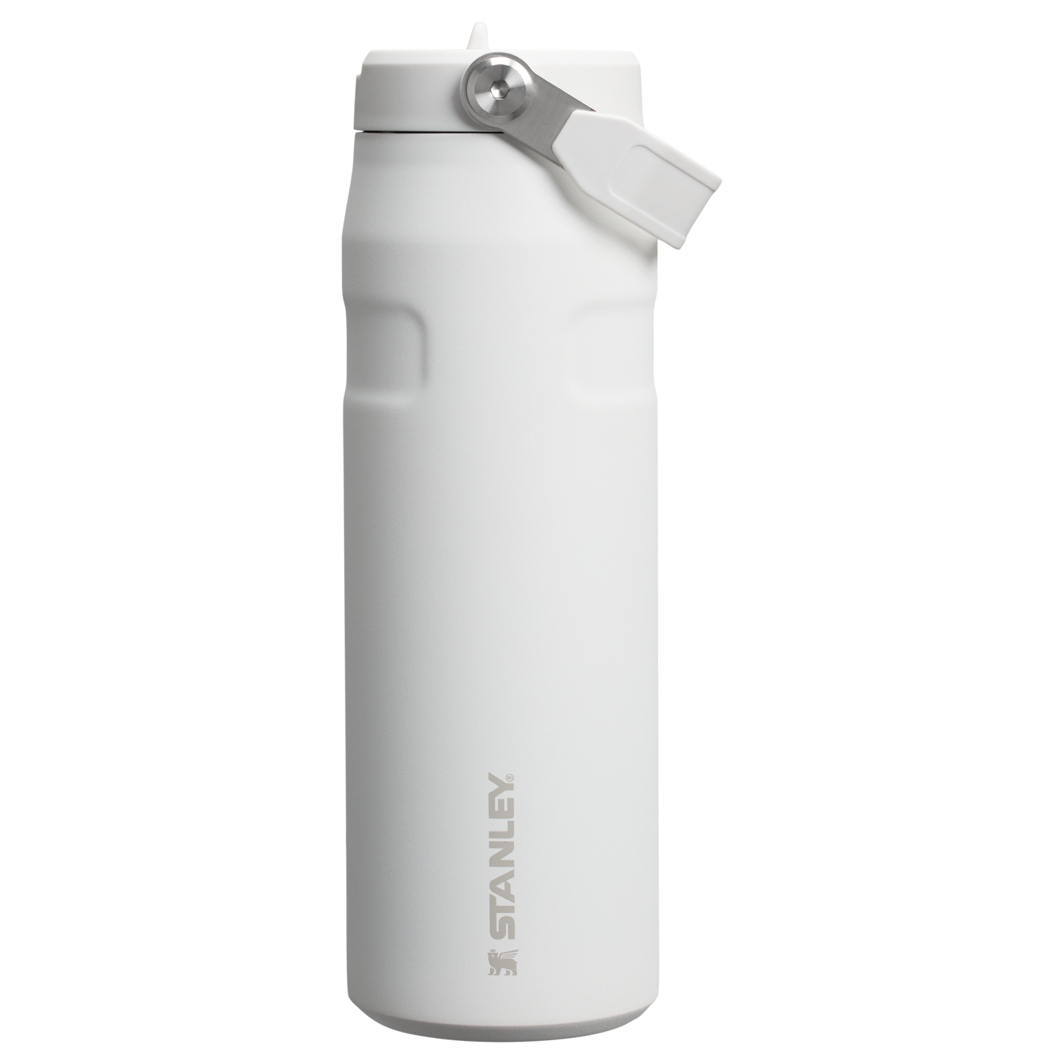 Bouteille isotherme Stanley IceFlow Bottle Flip Straw 2.0 0,71 L format sac — Gris clair (Frost)