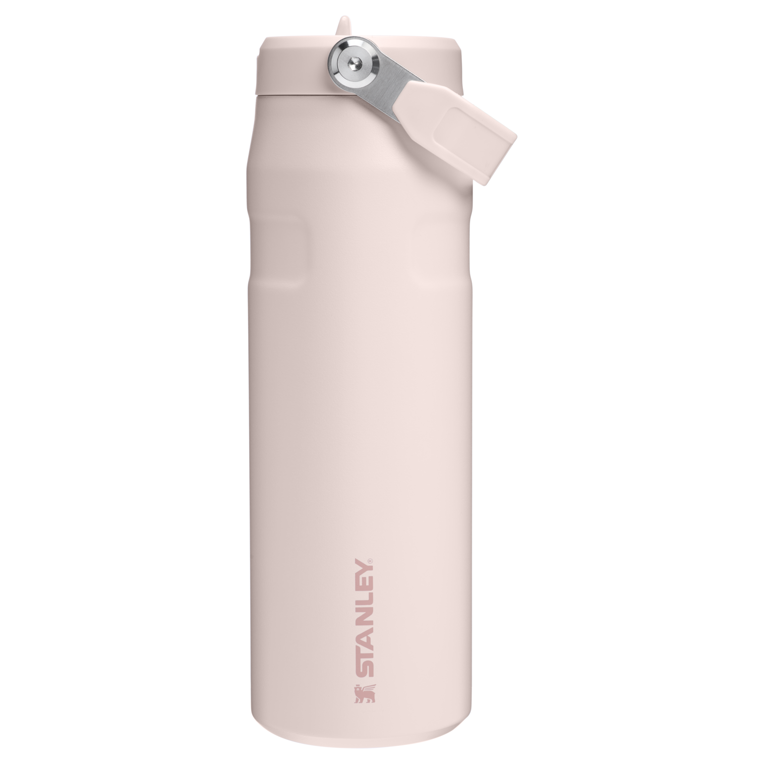 Bouteille isotherme Stanley IceFlow Bottle Flip Straw 2.0 0,71 L format sac — Rose pâle (Rose Quartz)