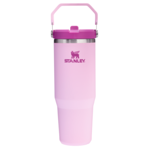 Mug Stanley IceFlow Flip Straw 2.0 Tumbler 0,89 L paille rabattable — Rose pastel (Cherry Blossom)