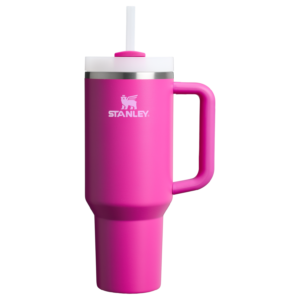 Gourde Stanley Quencher H2.0 FlowState Tumbler 1,18 L avec paille — Rose fuchsia (Violet Blossom)