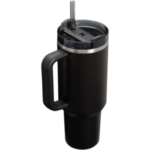 Gourde Stanley Quencher H2.0 FlowState Tumbler 1,18 L avec paille — Noir (Black 2.0) - vue 2