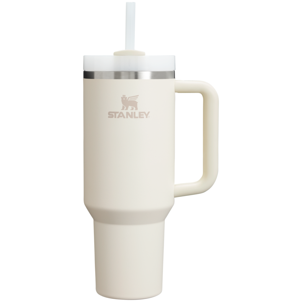 Gourde Stanley Quencher H2.0 FlowState Tumbler 1,18 L avec paille — Crème (Cream 2.0)