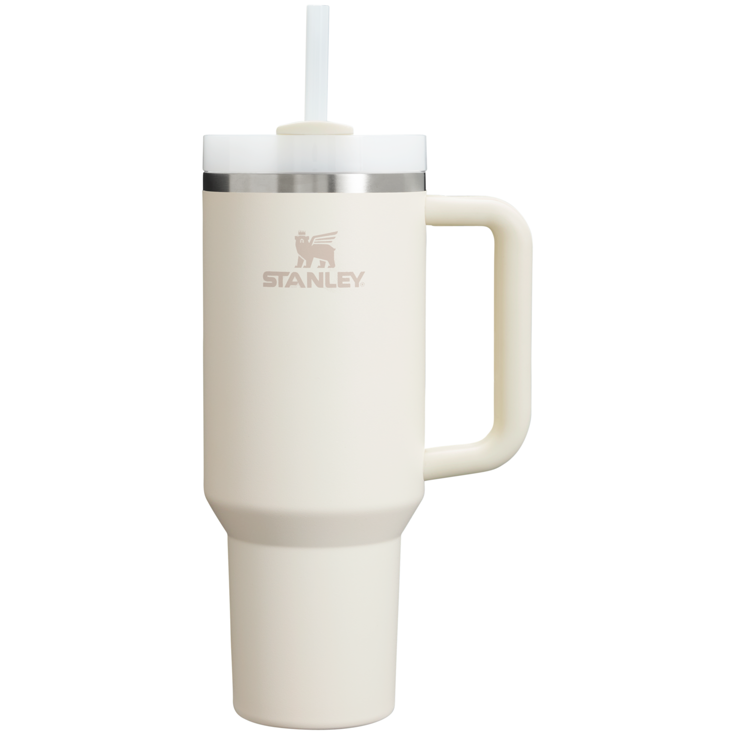 Gourde Stanley Quencher H2.0 FlowState Tumbler 1,18 L avec paille — Crème (Cream 2.0)