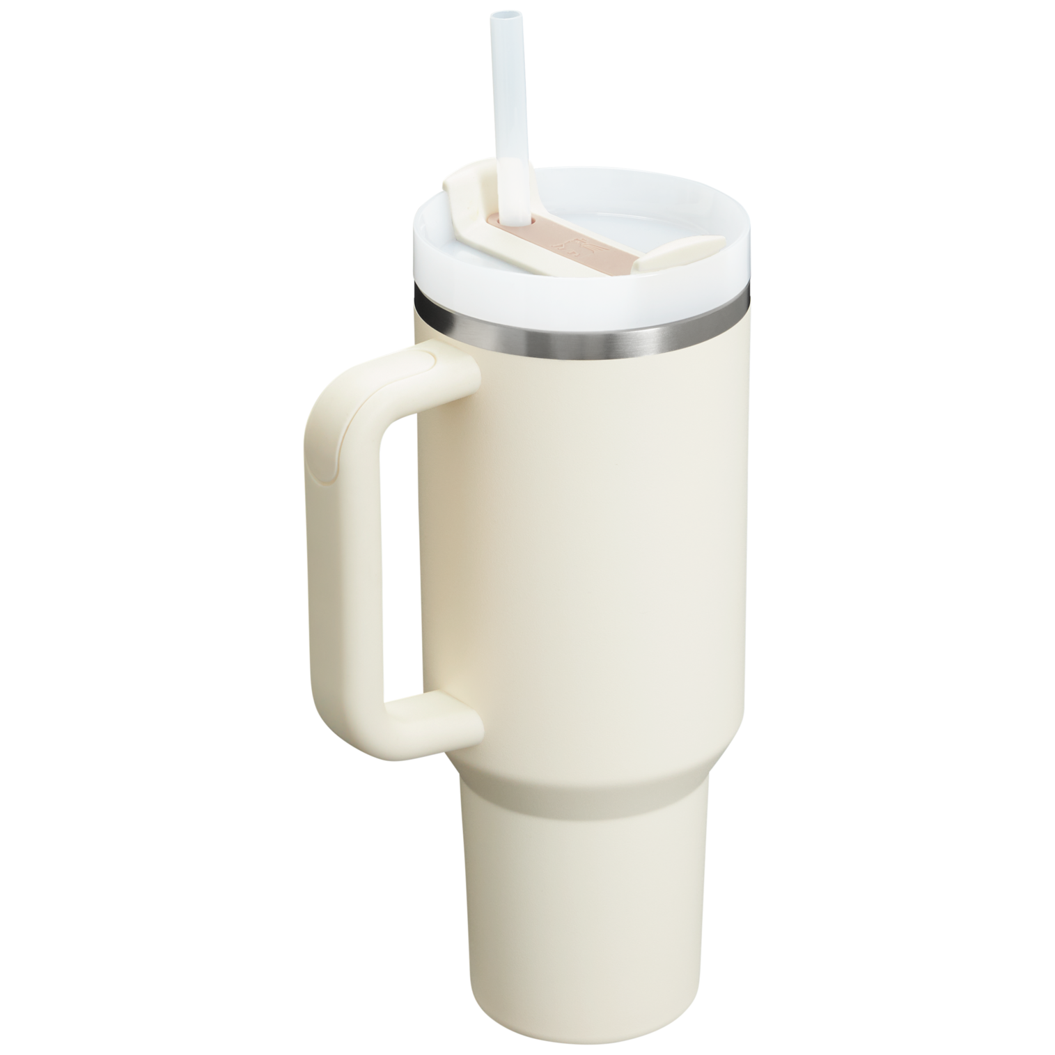 Gourde Stanley Quencher H2.0 FlowState Tumbler 1,18 L avec paille — Crème (Cream 2.0) - vue 2