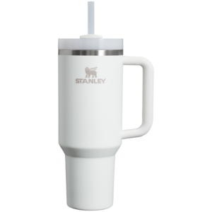 Gourde Stanley Quencher H2.0 FlowState Tumbler 1,18 L avec paille — Gris clair (Frost)
