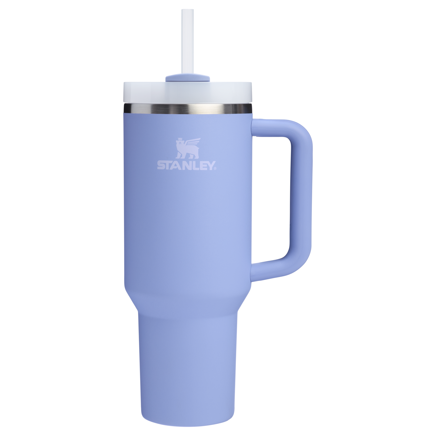 Gourde Stanley Quencher H2.0 FlowState Tumbler 1,18 L avec paille — Bleu pastel (Hydrangea)