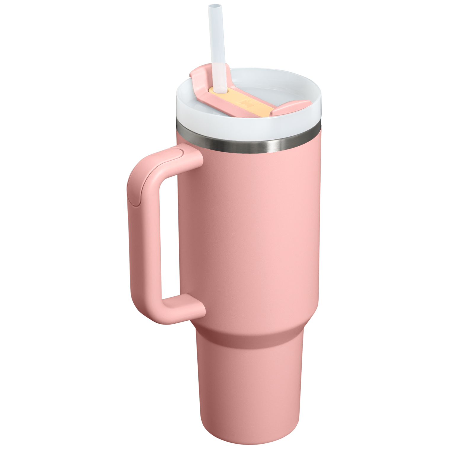 Gourde Stanley Quencher H2.0 FlowState Tumbler 1,18 L avec paille — Rose pêche (Peach Rose) - vue 2