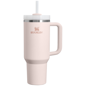 Gourde Stanley Quencher H2.0 FlowState Tumbler 1,18 L avec paille — Rose pâle (Rose Quartz 2.0)