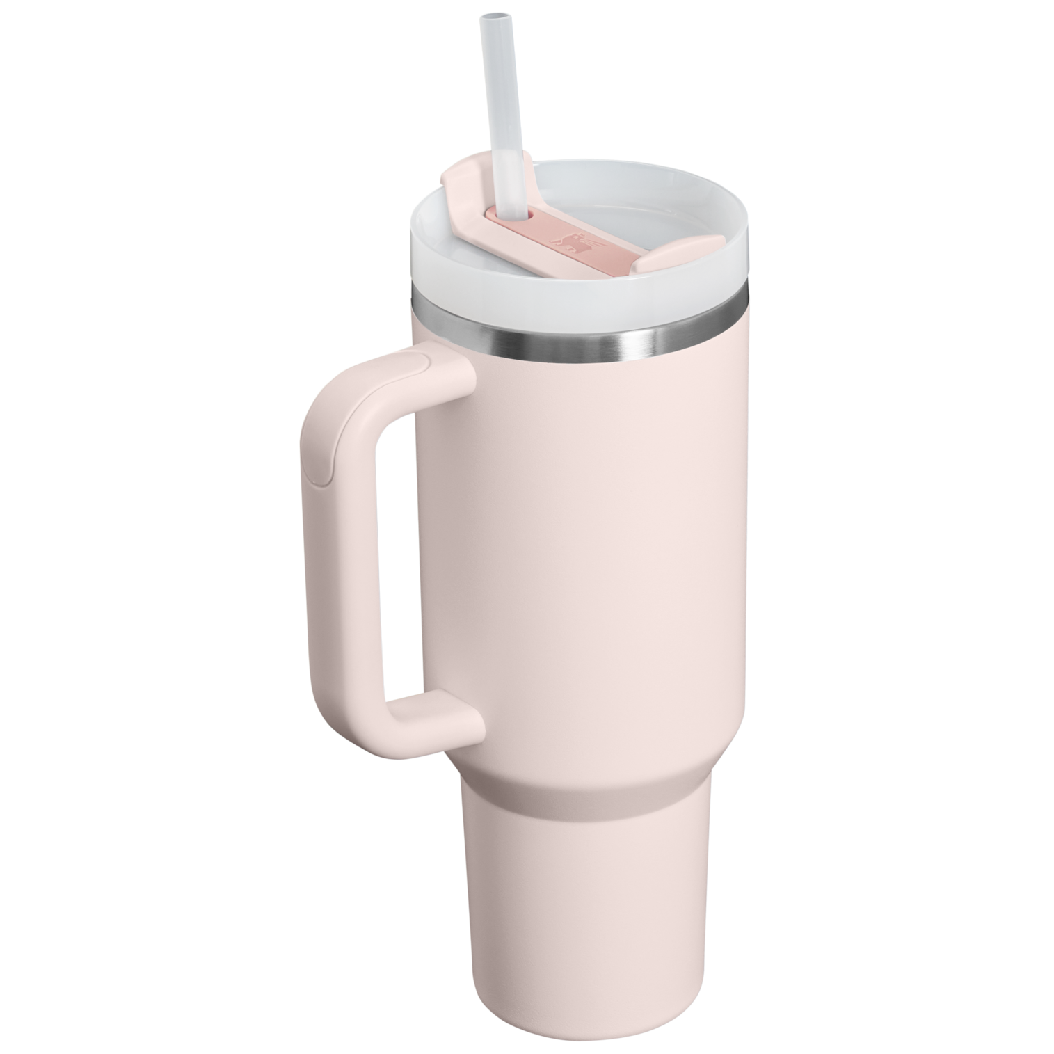 Gourde Stanley Quencher H2.0 FlowState Tumbler 1,18 L avec paille — Rose pâle (Rose Quartz 2.0) - vue 2