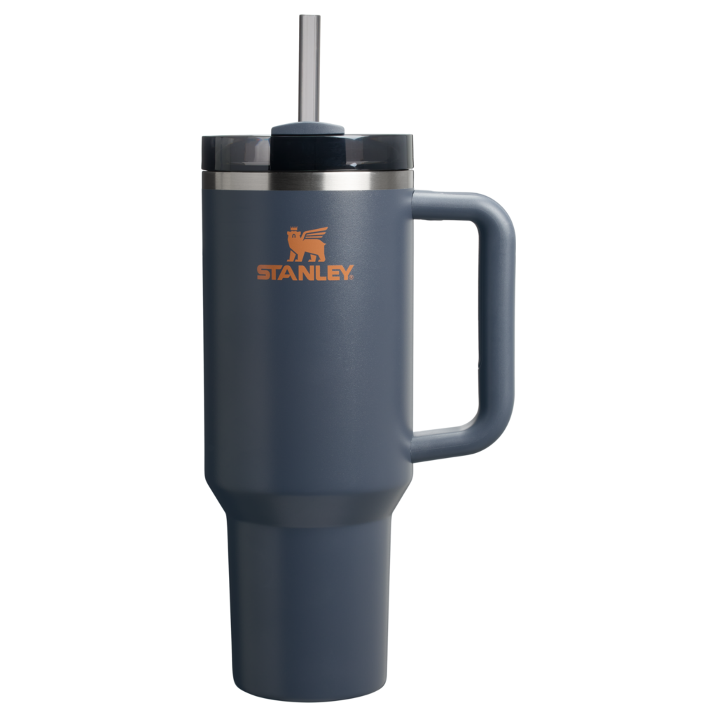 Gourde Stanley Quencher H2.0 FlowState Tumbler 1,18 L avec paille — Bleu nuit (Twilight)
