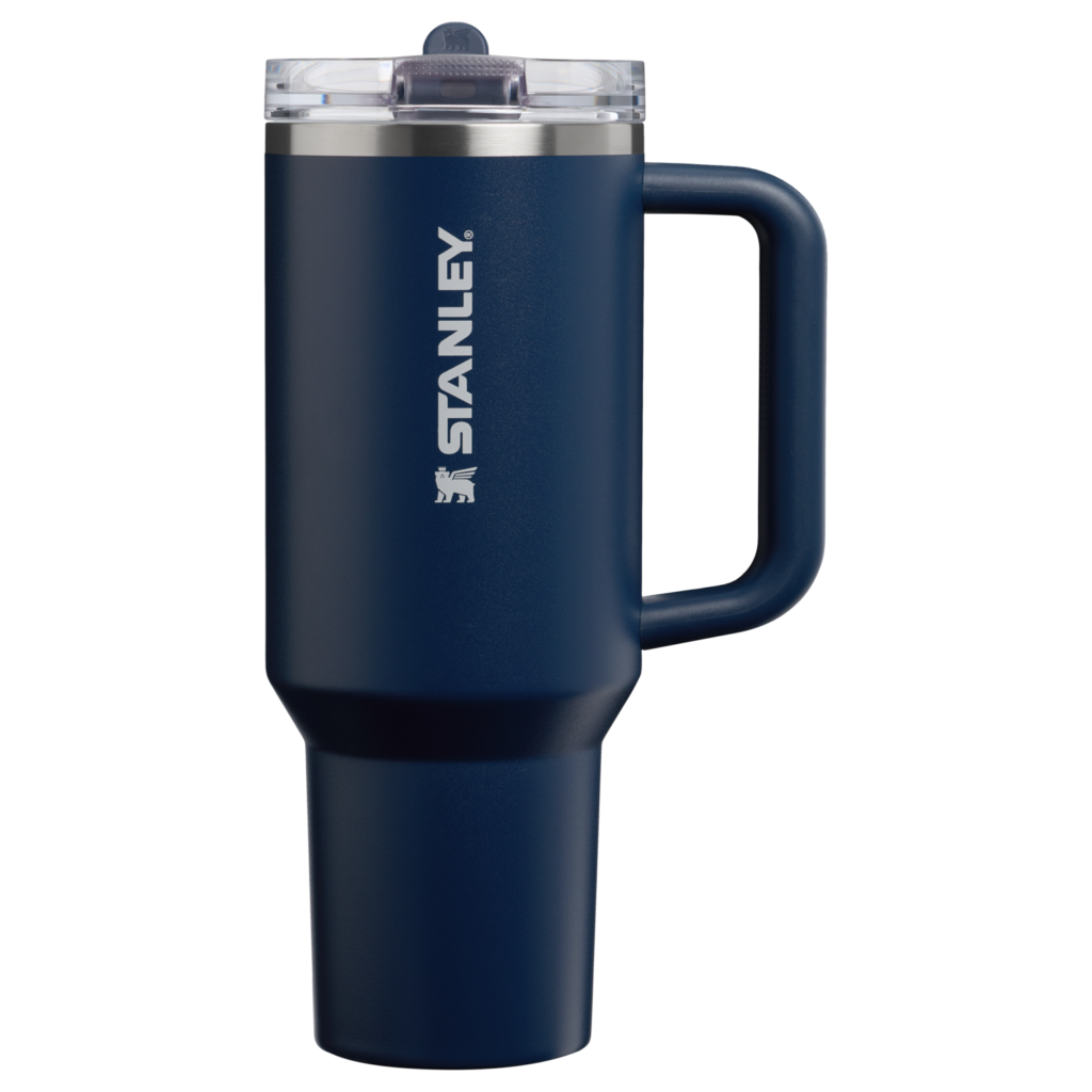 Gourde Stanley Quencher ProTour Flip Straw Tumbler 1,18 L couvercle étanche — Bleu marine (Dark Navy)