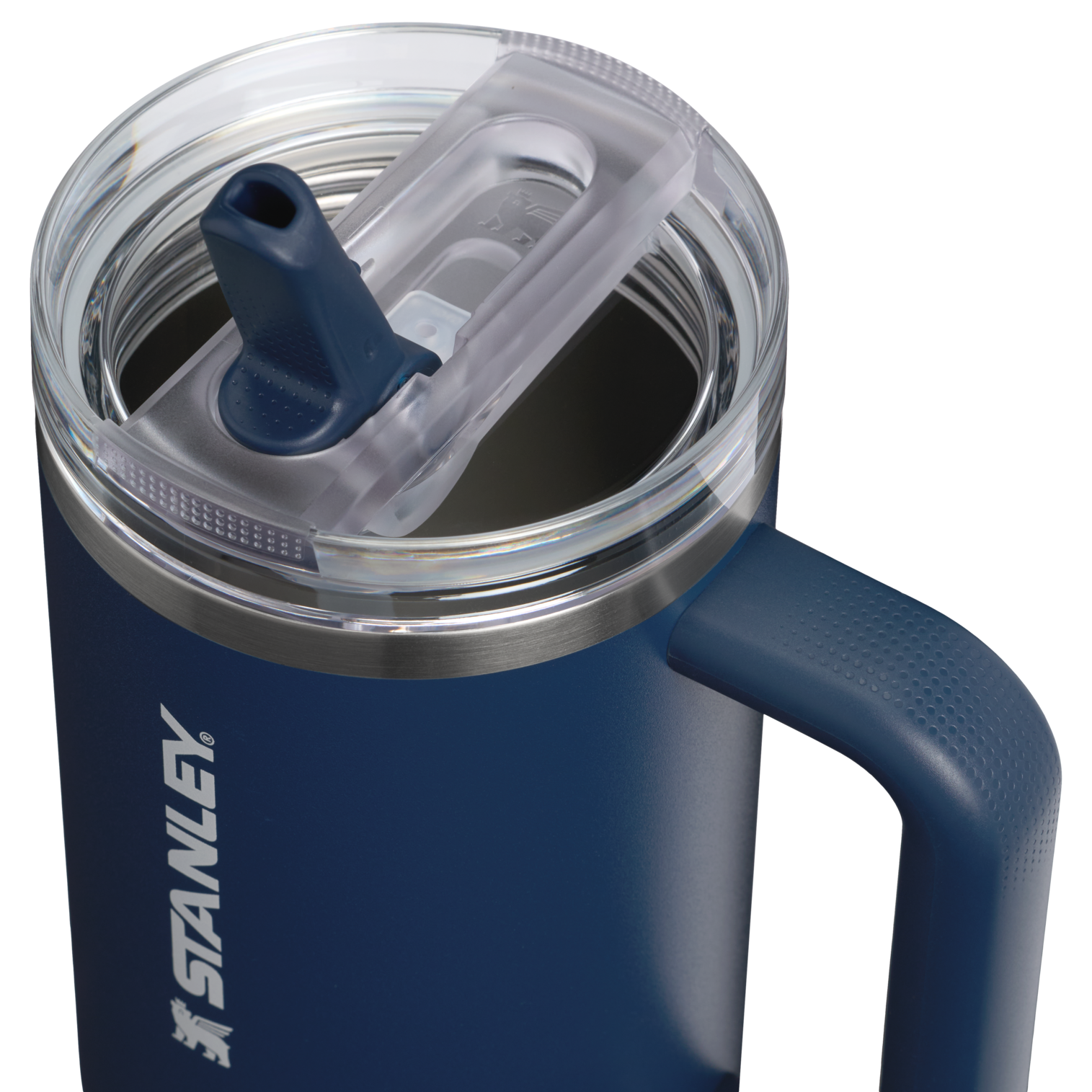 Gourde Stanley Quencher ProTour Flip Straw Tumbler 1,18 L couvercle étanche — Bleu marine (Dark Navy) - vue 3