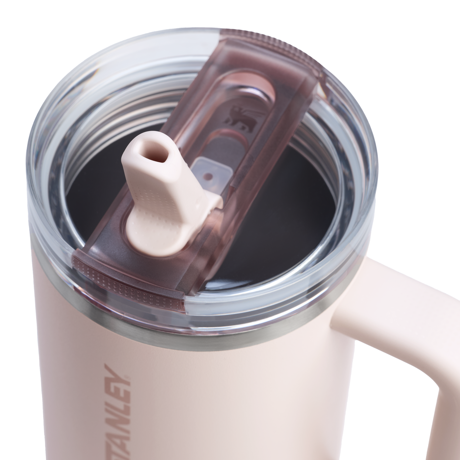 Gourde Stanley Quencher ProTour Flip Straw Tumbler 1,18 L couvercle étanche — Rose pâle (Rose Quartz) - vue 3