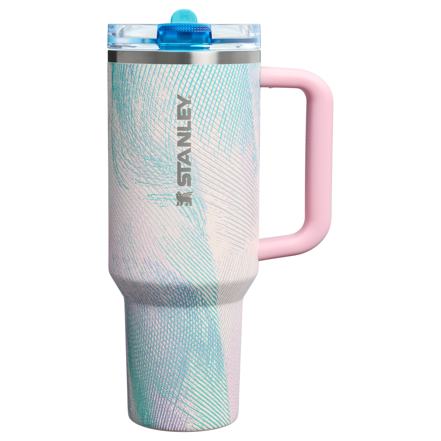 Gourde Stanley Quencher ProTour Flip Straw Tumbler 1,18 L couvercle étanche — Beige (Sea Glass Plume)