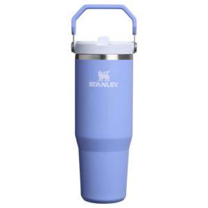 Mug Stanley IceFlow Flip Straw 2.0 Tumbler 0,89 L paille rabattable — Bleu pastel (Hydrangea)