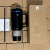 Gourde Stanley Flowstate Tumbler 40 OZ | 1.18 L avec anse — noir avec reflets violet/bleu irisés