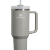 Gourde Stanley Quencher H2.0 Tumbler 40 oz | 1.18 L avec anse — gris anthracite / noir