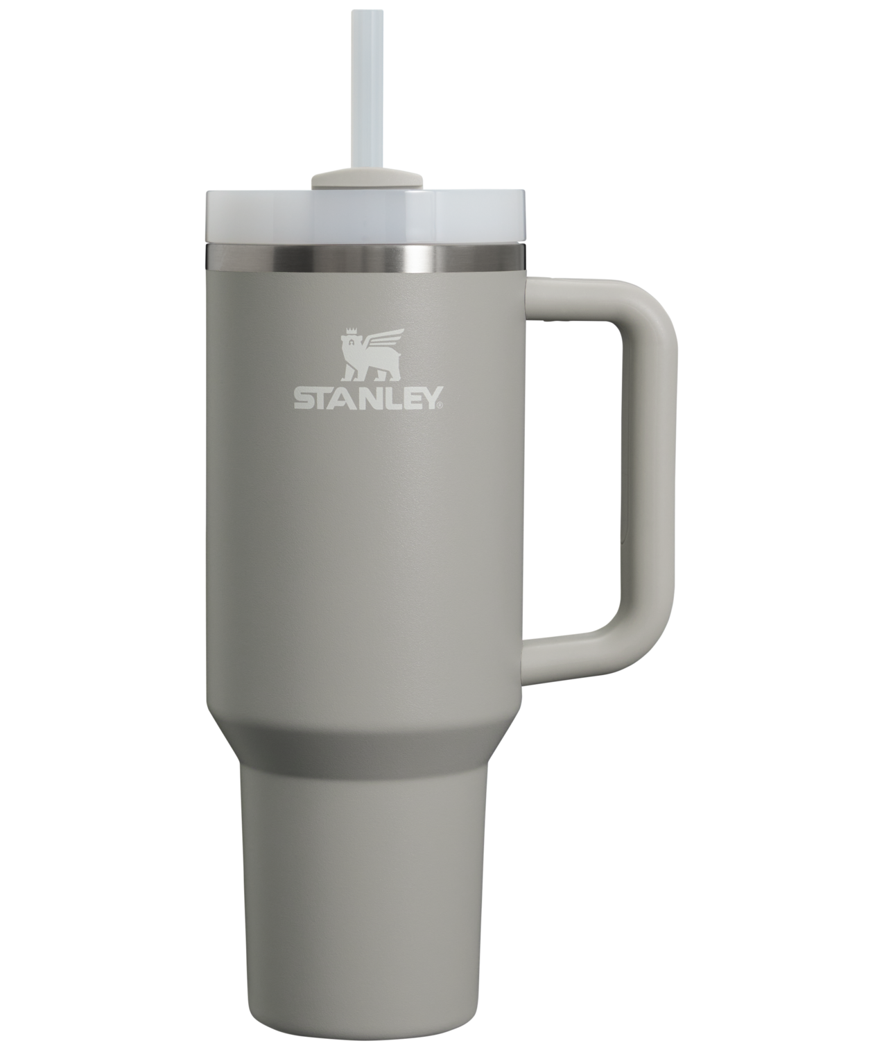 Gourde Stanley Quencher H2.0 Tumbler 40 oz | 1.18 L avec anse — gris anthracite / noir