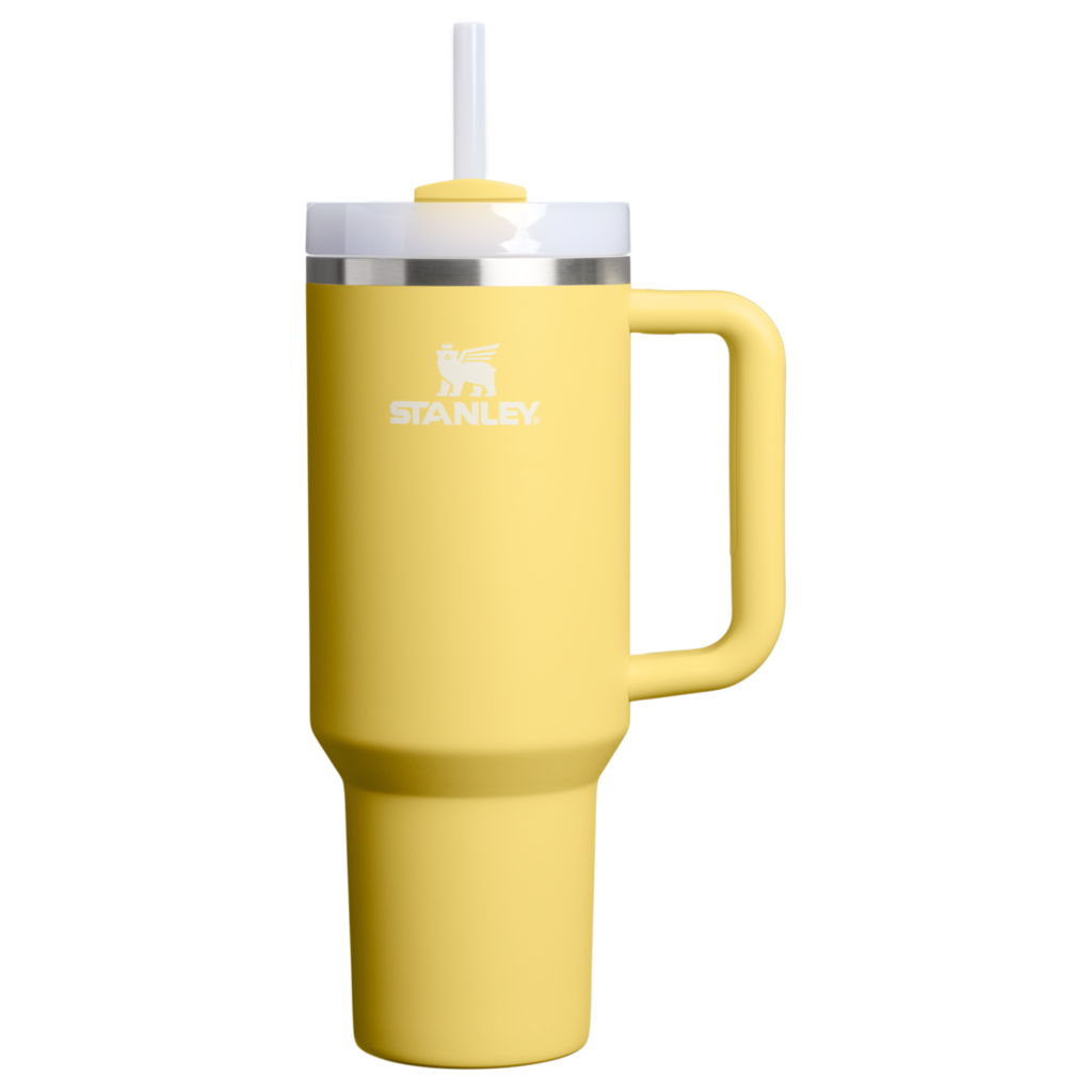 Gourde Stanley Quencher H2.0 Tumbler 40 OZ / 1.18 L avec anse — jaune vif