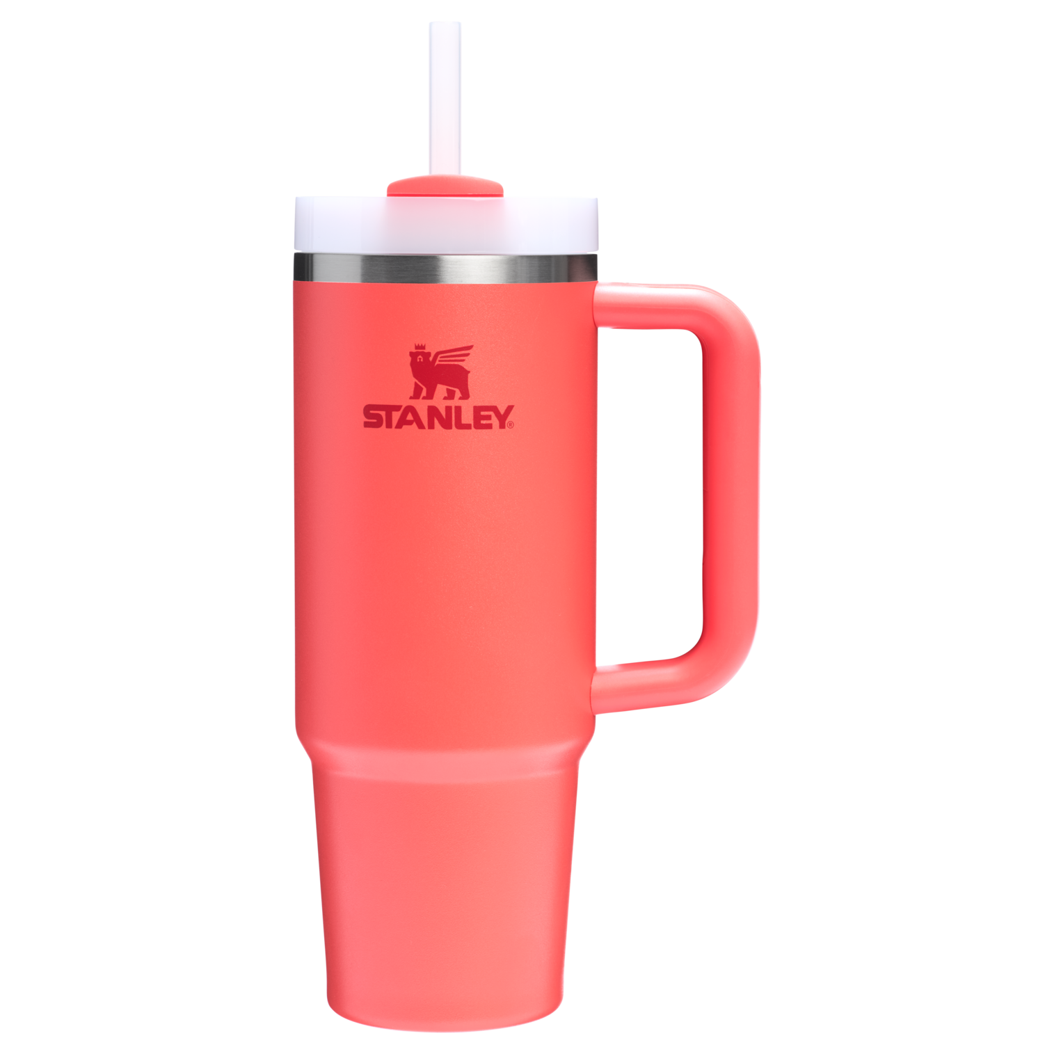 Gourde Stanley Quencher H2.0 Tumbler vide avec anse — orange vif
