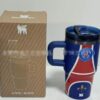 Gourde Stanley Quencher ProTour Tumbler 20 OZ / 591 mL avec anse — bleu marine et rouge, édition PSG / Paris Saint-Germain