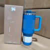 Gourde Stanley Quencher ProTour Tumbler 40 oz / 1.18 L avec anse — bleu vif