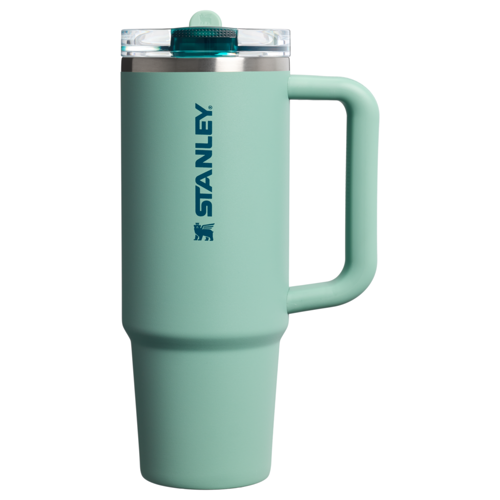 Gourde Stanley Quencher ProTour Tumbler 40 oz / 1.18 L avec anse — vert clair pastel