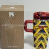 Gourde Stanley Quencher ProTour Tumbler avec anse — jaune, gris et rouge bordeaux (anse), édition Arsenal
