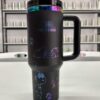 Gourde Stanley Quencher Tumbler vide avec anse — noir, édition Snoopy / Peanuts
