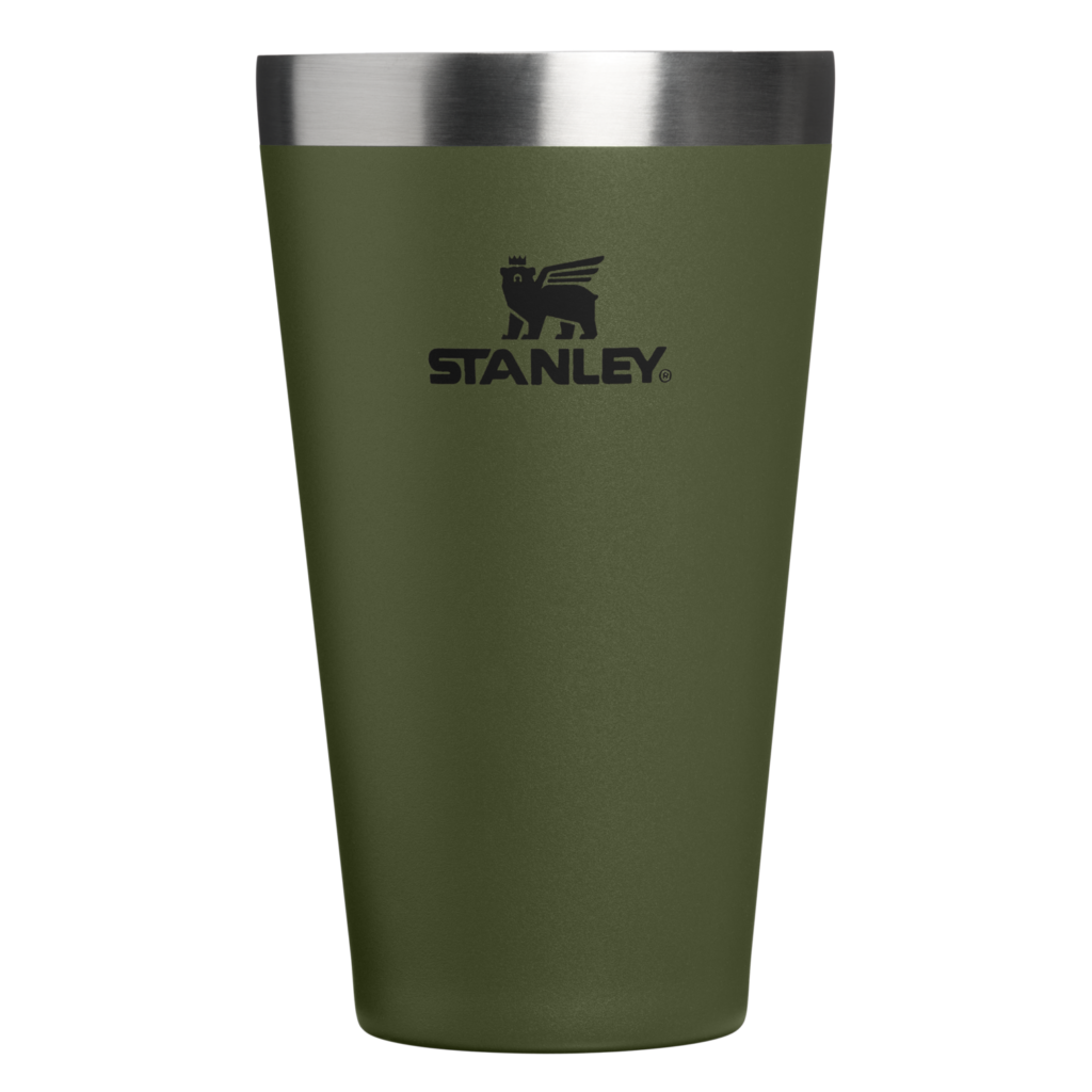 Gourde Stanley Stacking Beer Pint 16 oz | 473 mL avec anse — vert foncé